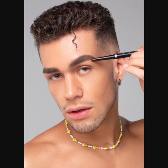 🔥3/$30 NIP MO BEAUTY Divinely Defined Precision Brow Pencil & Brush Light Brown - Picture 4 of 4